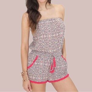 Charlie Jade Strapless Romper